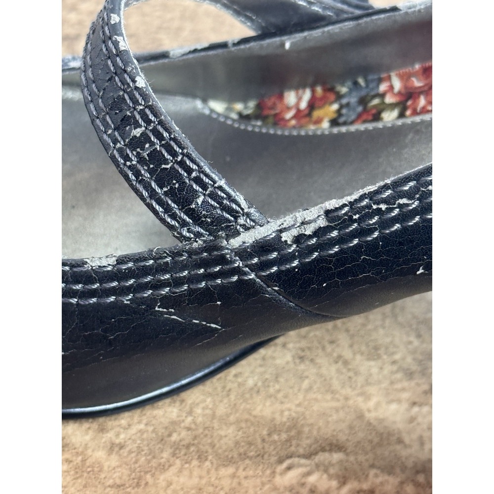 Vintage Mudd Black Kitten High Heel 2" Mary Jane Size 8m - Picture 12 of 13